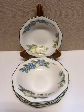 DJUPTALLRIKAR 6 st, porslin, Churchill.