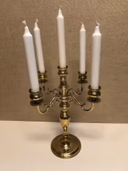 CANDELABER, brass, second half of the 20th century.