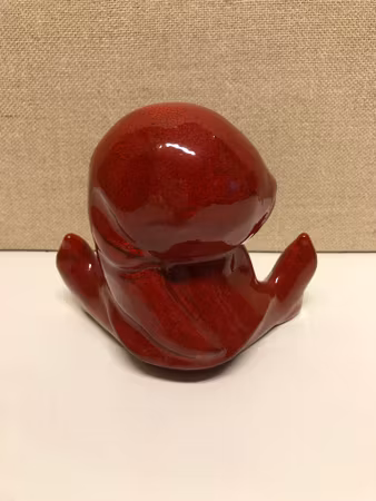 ELAINE WESTH. "Luvnisse, terrakotta, Nittsjö Keramik