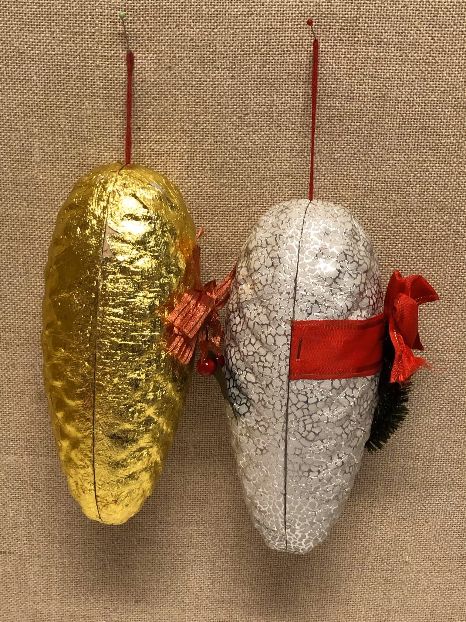 JULÄGG, 2 st. papp/folie, 1900-tal.