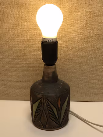 BORDSLAMPA, keramik, Tilgmans, Sweden1960-tal.