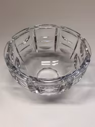 SIMON GATE. Bowl, crystal, "Thousand Windows2", Orrefors.