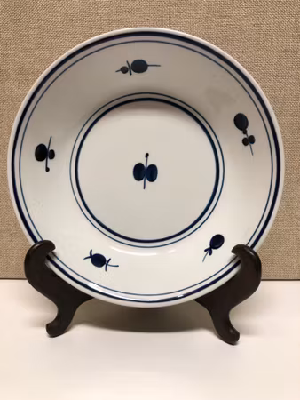 STIG LINDBERG. Djuptallrik, flintgods, "Kanton, Gustavsberg.