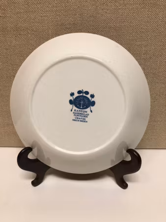 STIG LINDBERG. Djuptallrik, flintgods, "Kanton, Gustavsberg.