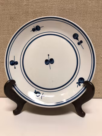 STIG LINDBERG. Assiett, flintgods, "Kanton, Gustavsberg.