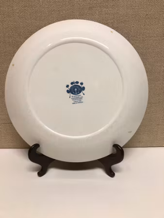 STIG LINDBERG. Mattallrik, flintgods, "Kanton, Gustavsberg.