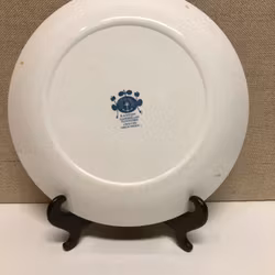 STIG LINDBERG. Dinner plate, flintware, "Kanton, Gustavsberg.