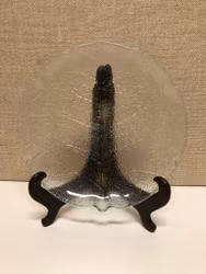 ASSIETT, glas, "Lövet" Aspen, Luminarc, France.