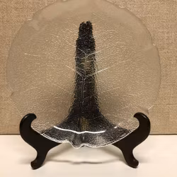 ASSIETT, glass, "The Leaf" Aspen, Luminarc, France.