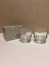 HARRI KOSKINEN. Whiskyglas, "Klubi", Iittala, Finland.