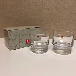 HARRI KOSKINEN. Whiskyglas, "Klubi", Iittala, Finland.