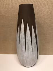 ANNA-LISA THOMSON. Floor vase, ceramic, "Paprika", Uppsala Ekeby.