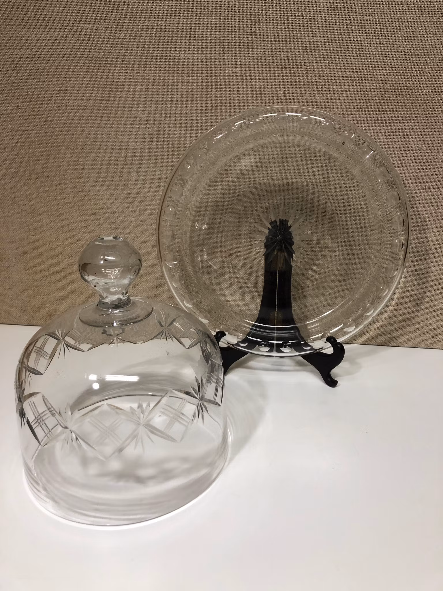 OSTKUPA MED FAT, glas, 1900-talets början.