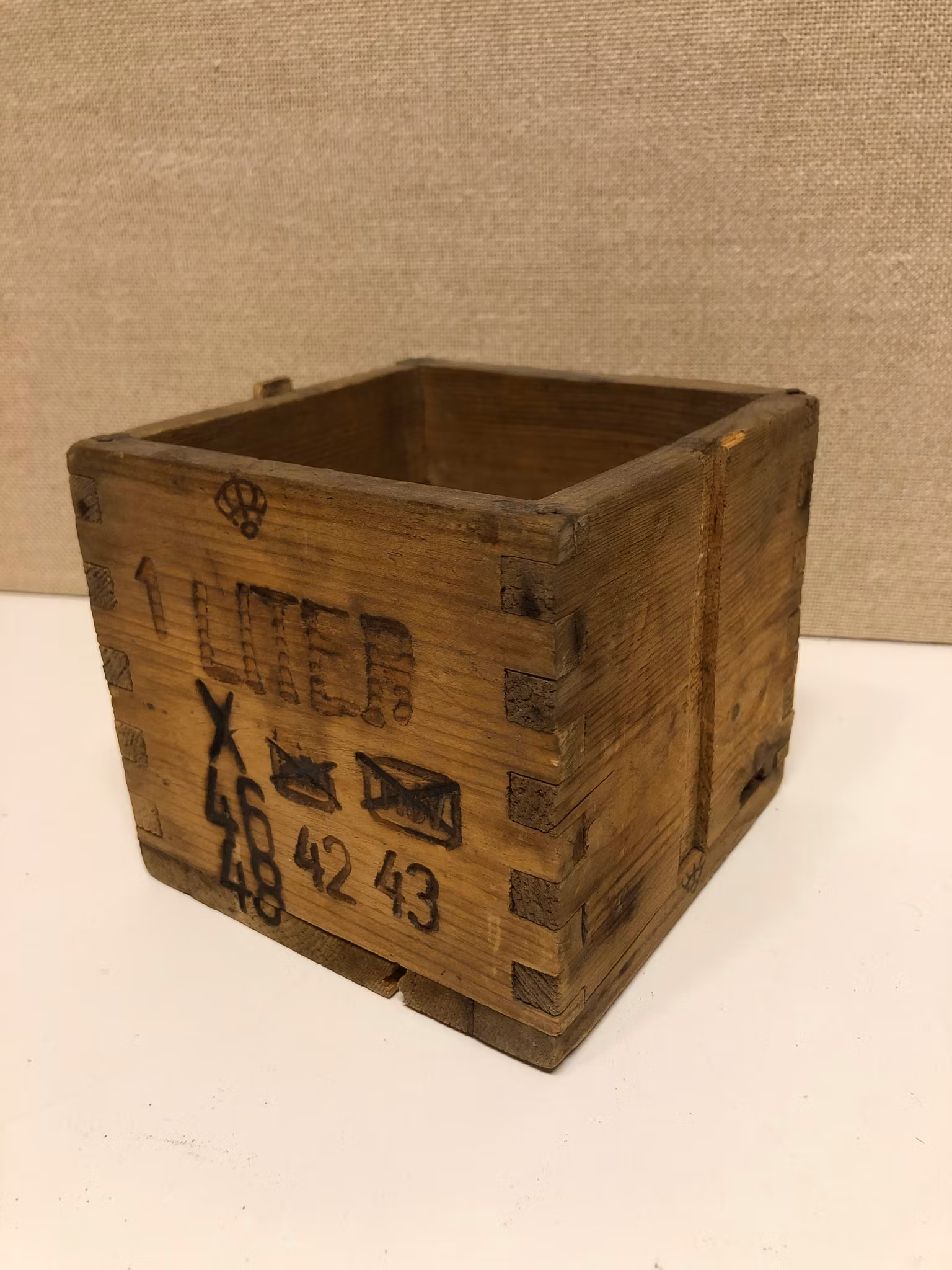 TRÄMÅTT, furu, 1 liter krönt, 1942.