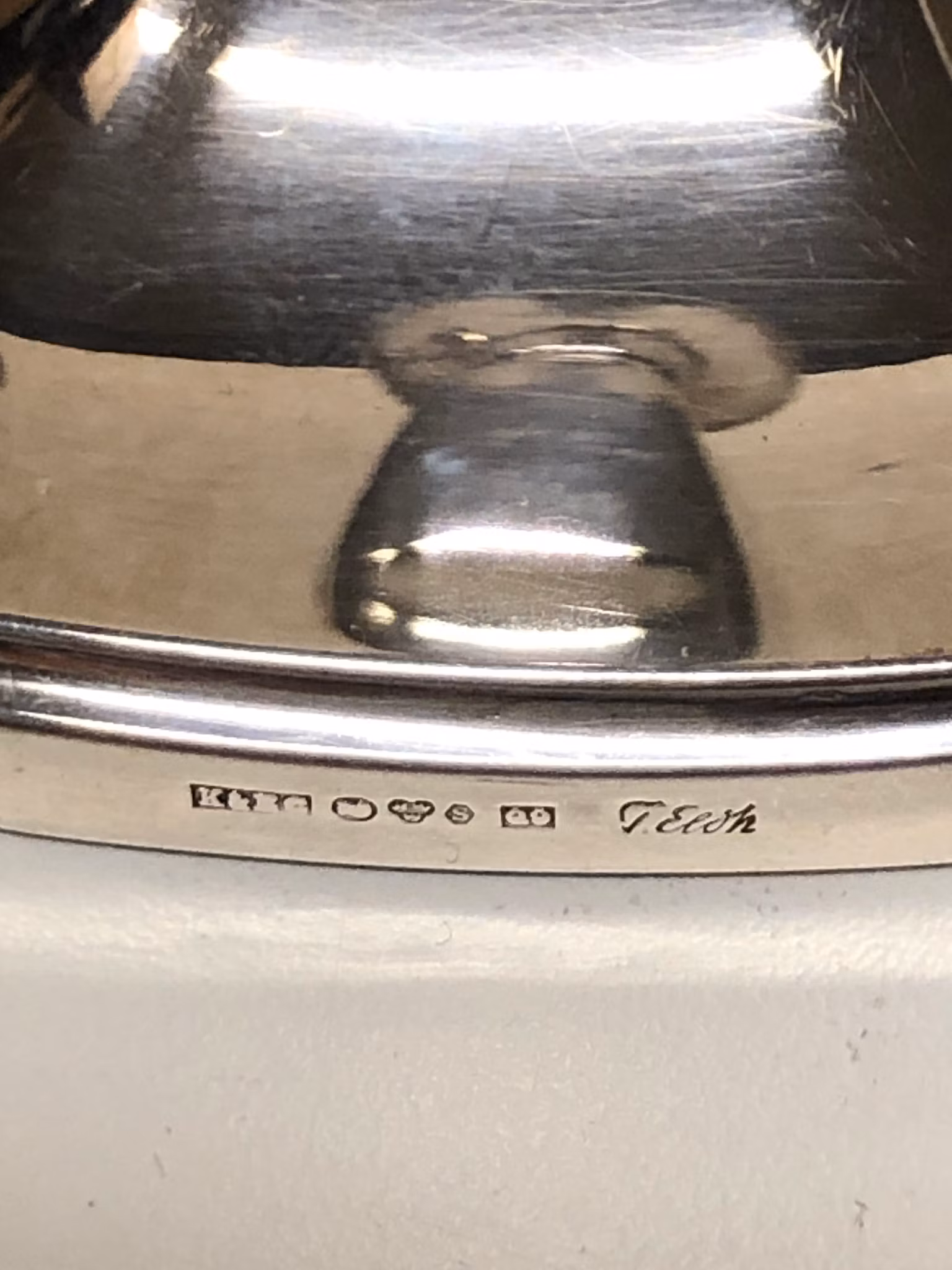 TORE ELDH. Ljusstakar, ett par, silver, 1966.