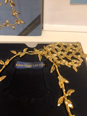 CHRISTMAS DECORATION, metal, Karen Blixen's Christmas 2009, Rosendahl Copenhagen.