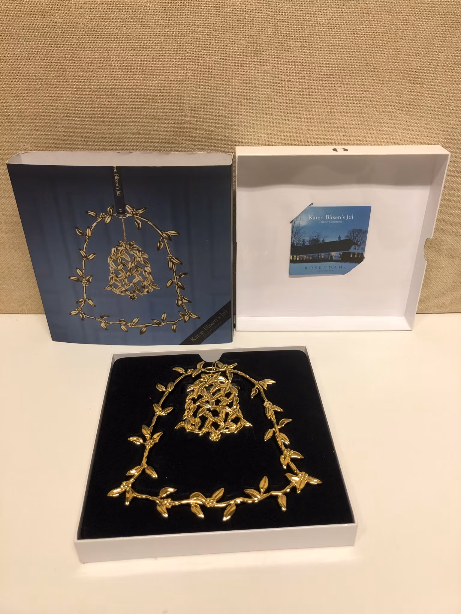 JULDEKORATION, metall, Karen Blixens Jul 2009, Rosendahl Copenhagen.