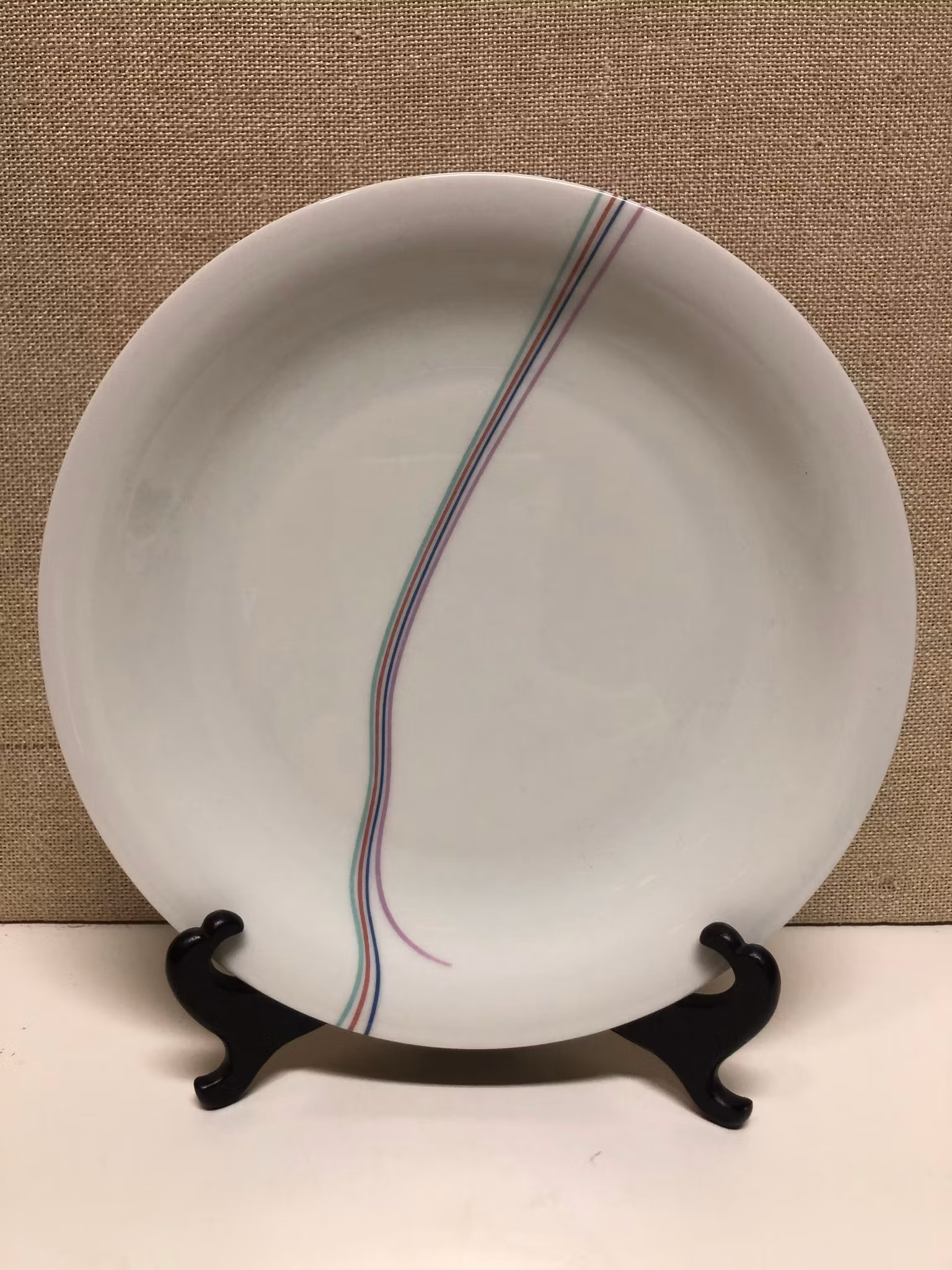 BERTIL VALLIEN. Assiett, porslin, "Rainbow", Rörstrand.