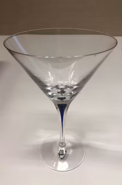 ERIKA LAGERBIELKE. Martini glass, "Intermezzo blue", Orrefors.