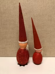 2 ELEPHANTS, paper mache, 1900s.