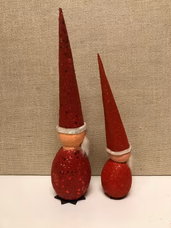 2 ELEPHANTS, paper mache, 1900s.