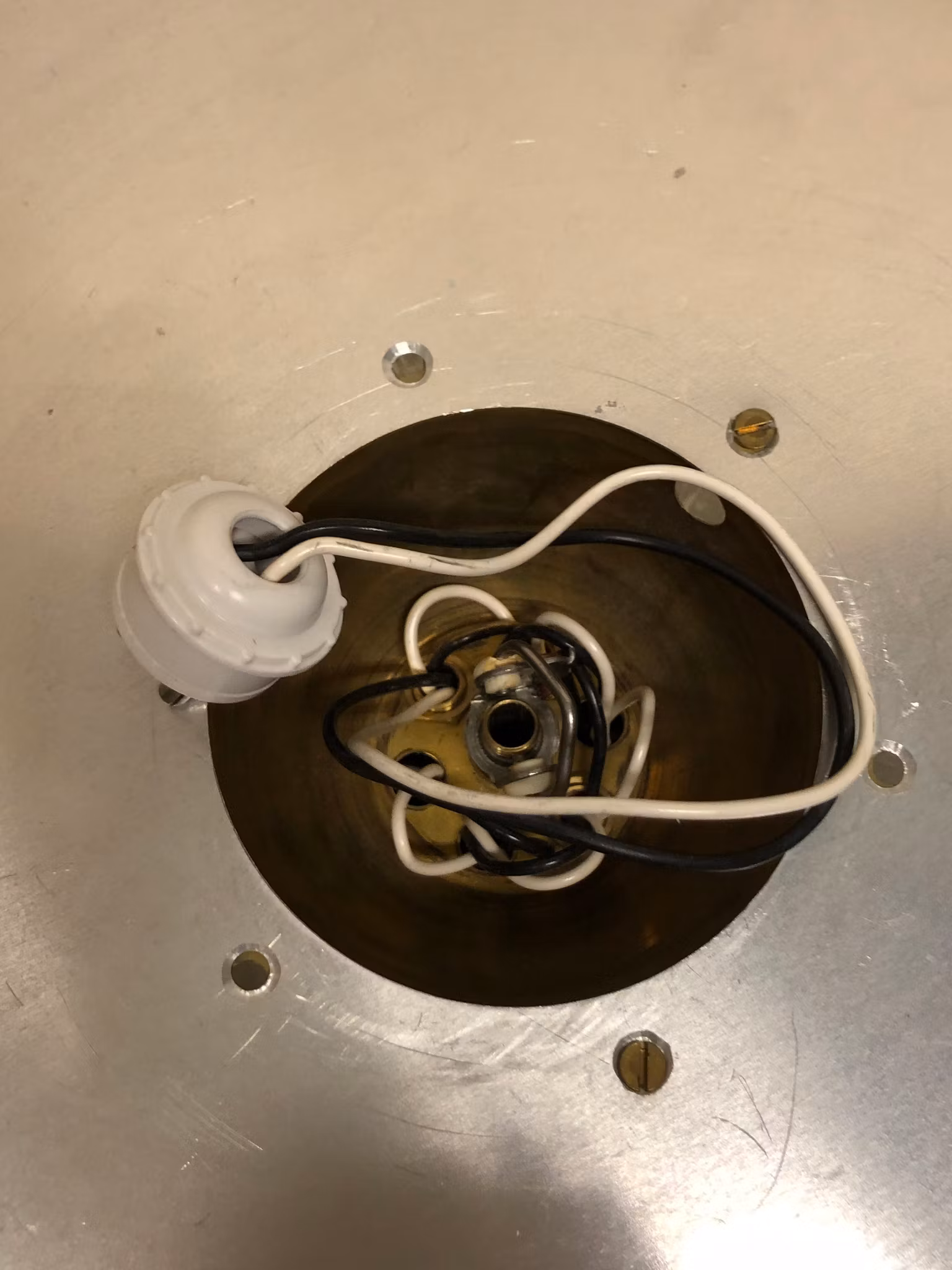 CARL FAGERLUND. Takplafond, glas/mässing, Orrefors. 60-70-tal