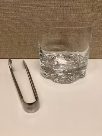 TAPIO WIRKKALA. Ishink, glas, "Gaissa", Iittala.