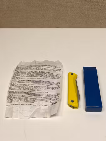 FÄLLKNIV/FICKKNIV, stainless, EKA, Oanvänd i originalkartong, Eskilstuna,Sweden.