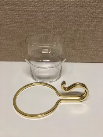 KAFFEGLAS, glas, "Hot and Cold", Lindaun & Lindekrantz, Orrefors.