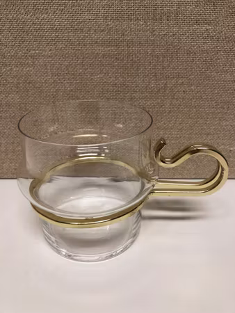 KAFFEGLAS, glas, "Hot and Cold", Lindaun & Lindekrantz, Orrefors.