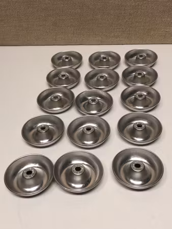 BAKFORMAR 15 st. metall, Sweden.