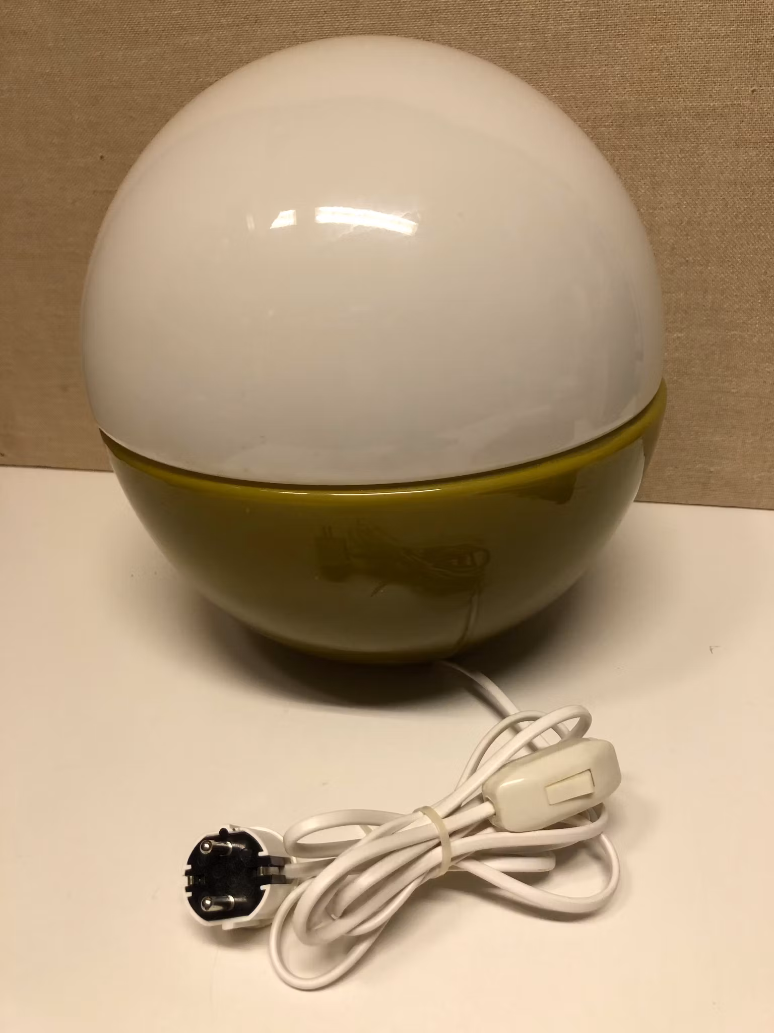 BORDSLAMPA, glas, Bergboms, 1960/70-tal.