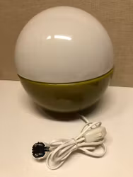 BORDSLAMPA, glas, Bergboms, 1960/70-tal.