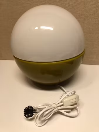 TABLE LAMP, glass, Bergboms, 1960s/70s.