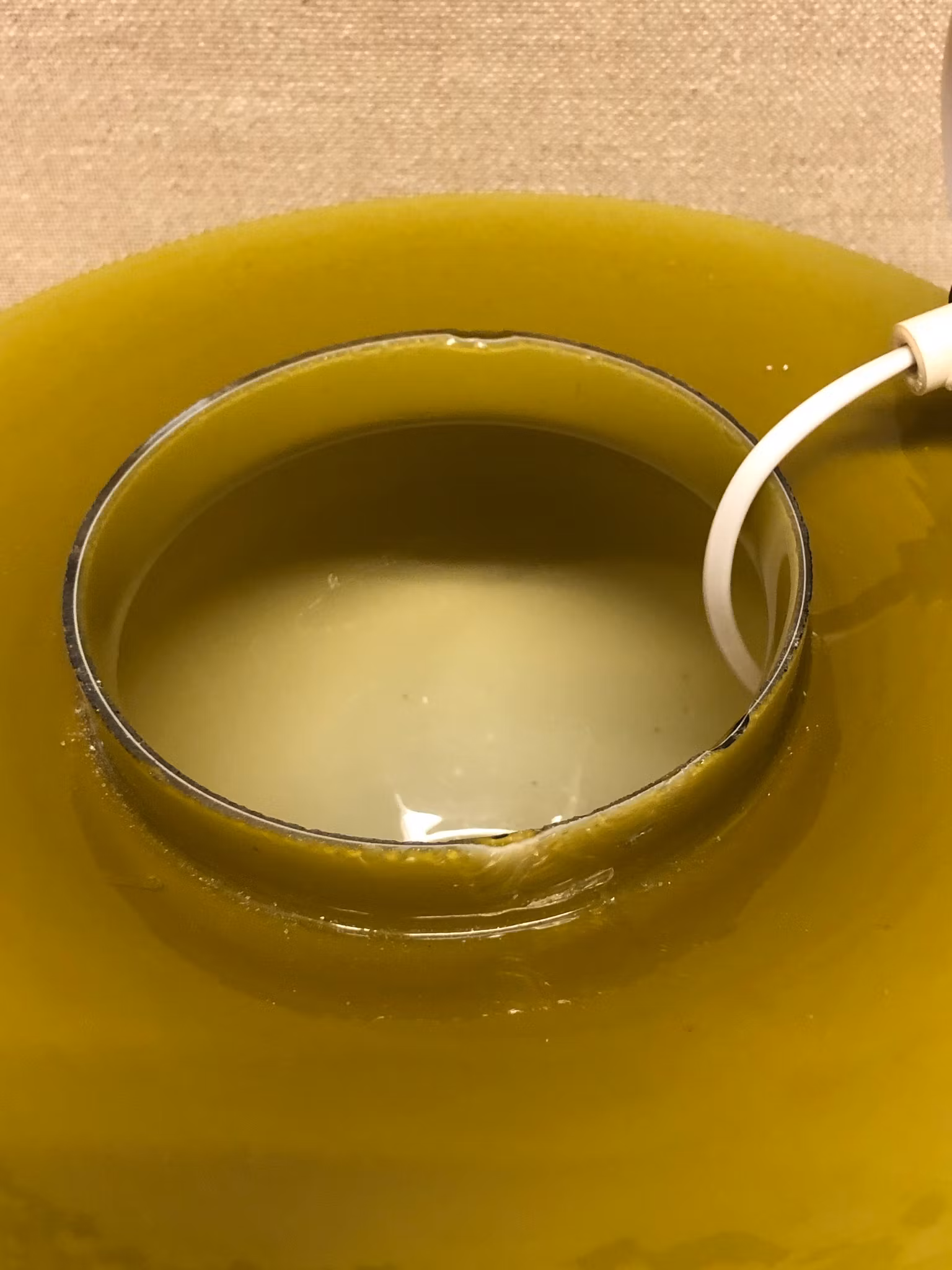 BORDSLAMPA, glas, Bergboms, 1960/70-tal.