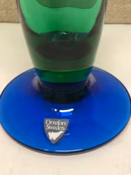 ERIKA LAGERBIELKE. Vase, glass, "Louise", Orrefors.