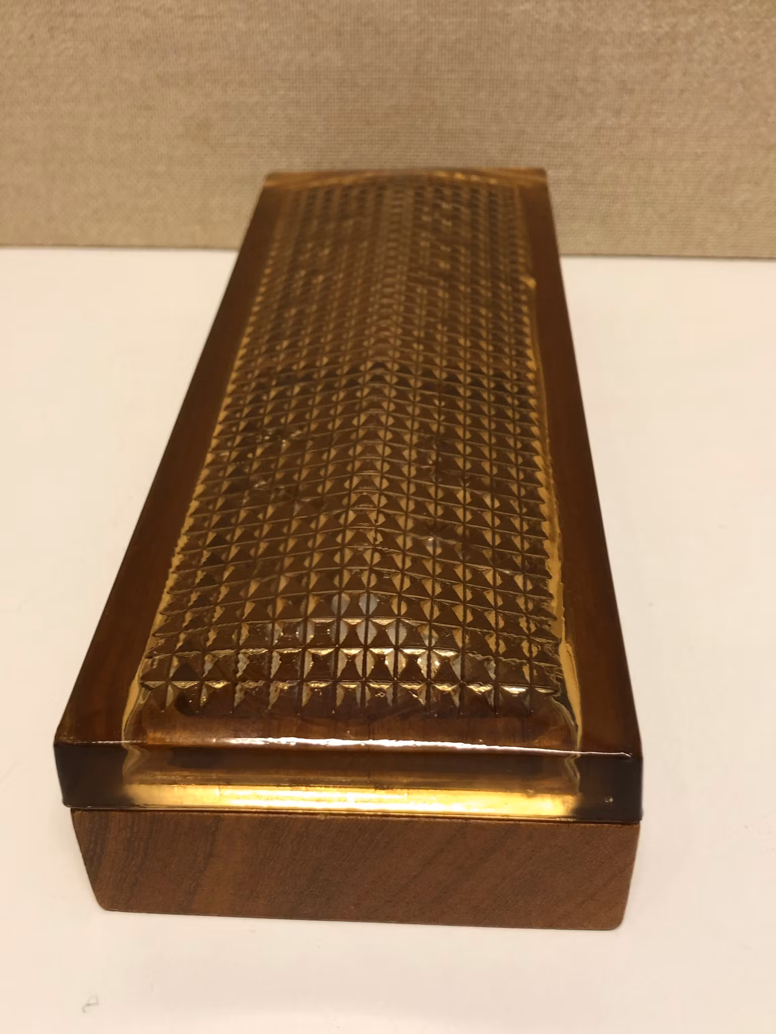 ASK, teak/glas, Skruf glasbruk, 1960/790-tal.