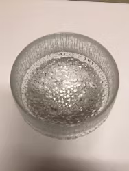 TAPIO WIRKKALA. Skål, glas, "Ultima Thule", Iittalla, Finland.
