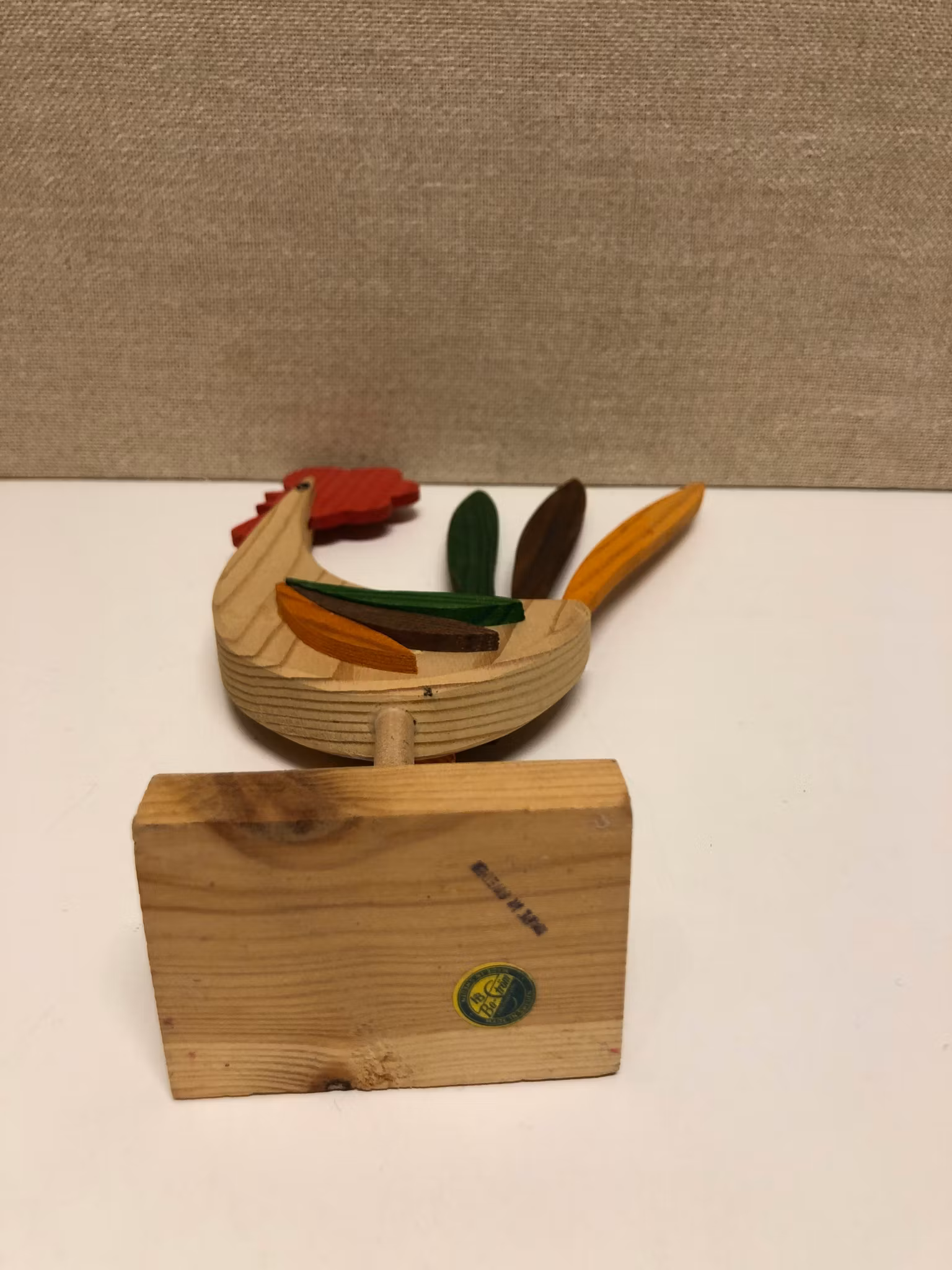 BO STRÖM, Tupp, furu, Sweden, 1900-talets andra hälft.