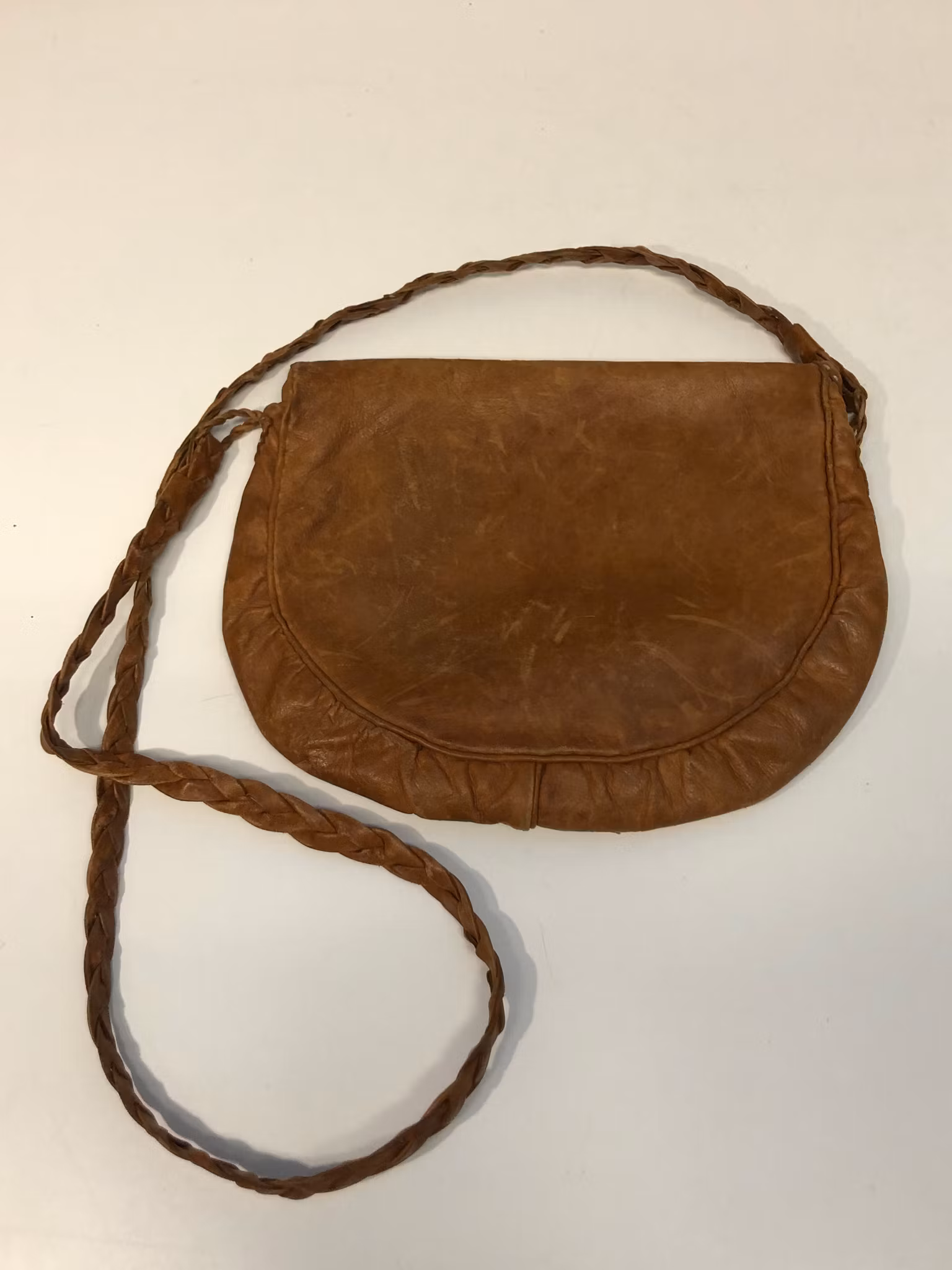 VÄSKA, läder, tennbroderi, horn, Sameslöjd, 1900-tal