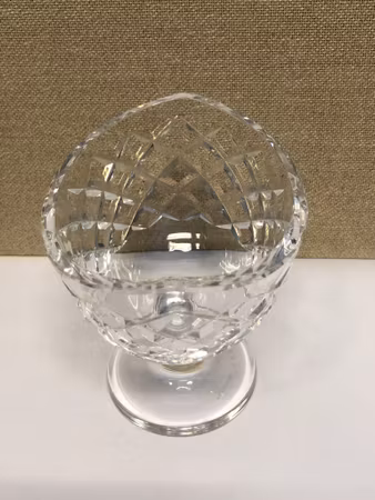 VICKE LINDSTRAND. Bowl, crystal, Kosta, signed.