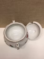 SOPPTERRIN, porslin, "Rose", Christineholm.