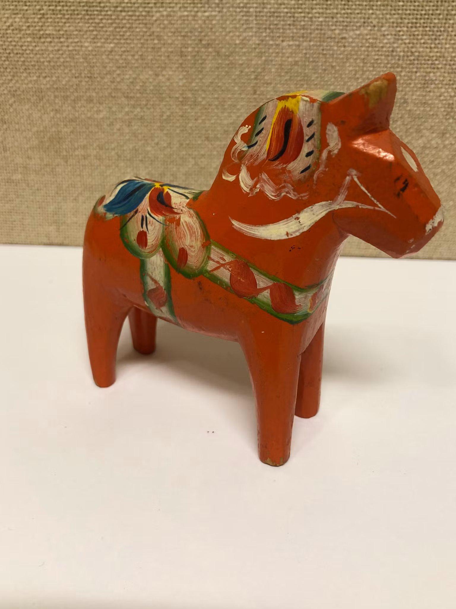 DALAHÄST, trä, modell mindre, 1900-talets mitt.