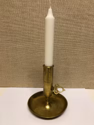OFFICE/ROOM CANDLEHOLDER, brass, second half of the 19th century.
