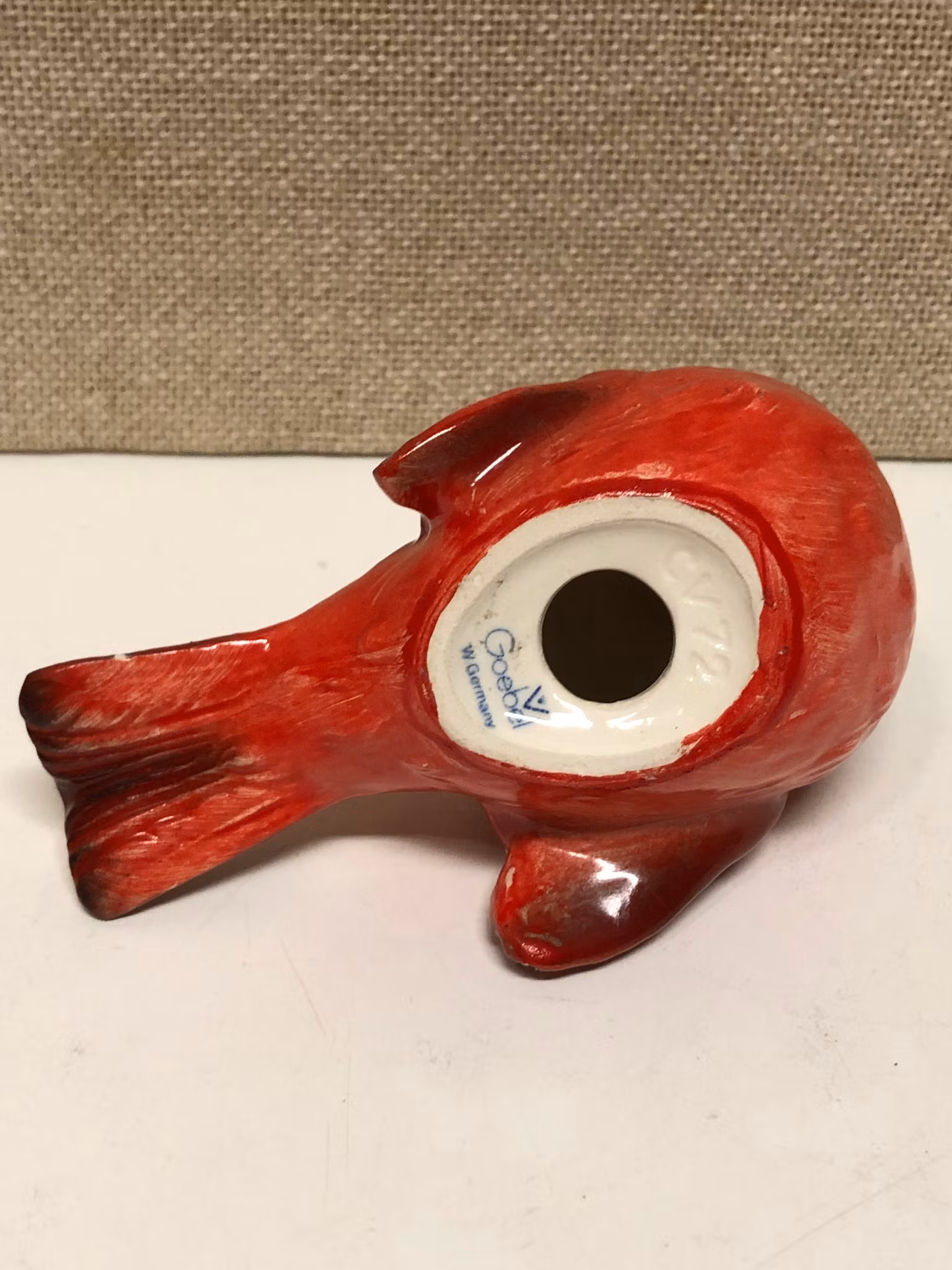 FIGURIN, porslin, "Fågel", Goebel, Germany.