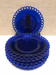 ASSIETTER 7 st. glas, 1900-tal.