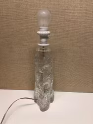 BORDSLAMPA, glas, Rejmyre, 1960/70-tal.