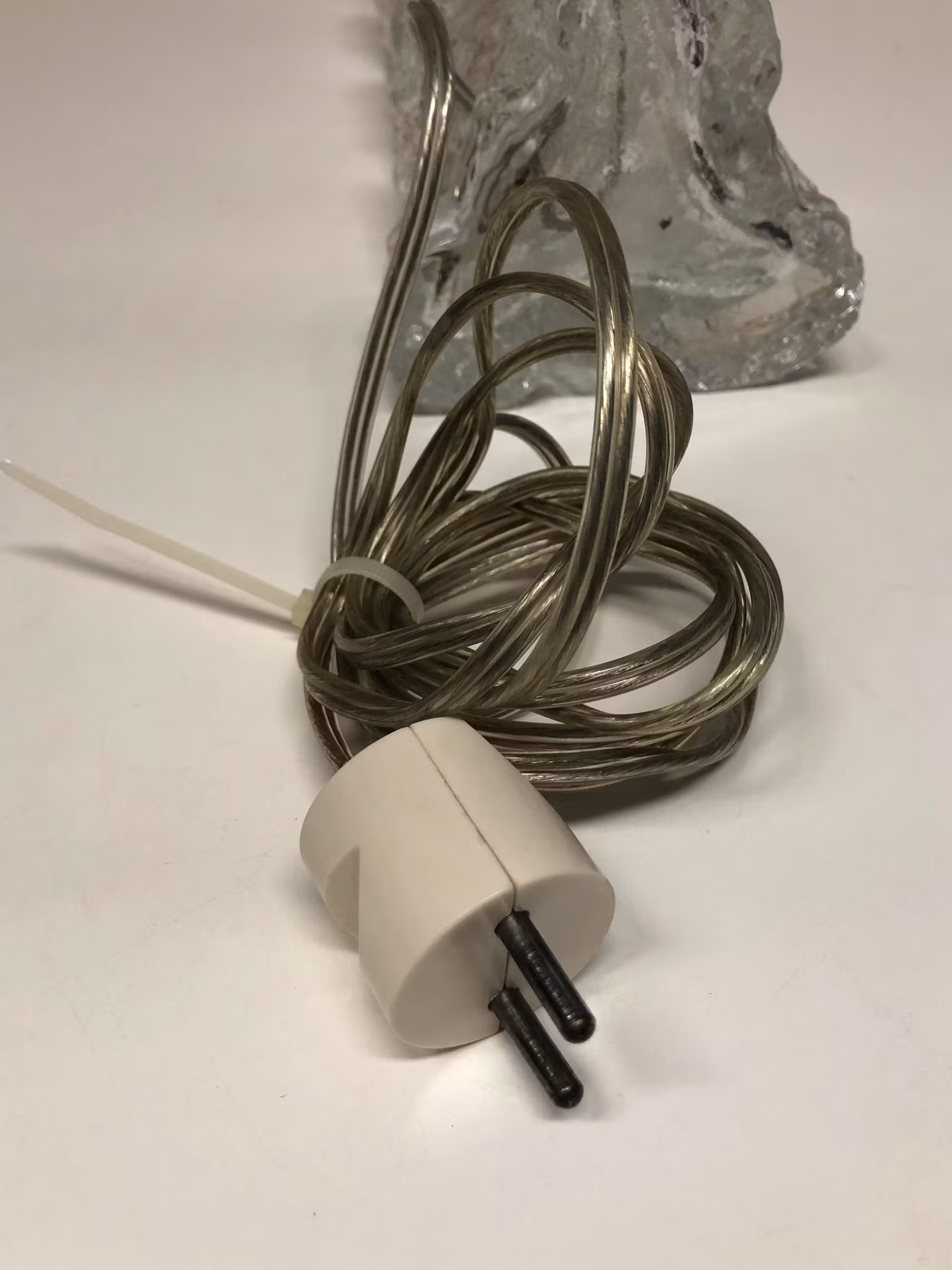 BORDSLAMPA, glas, Rejmyre, 1960/70-tal.