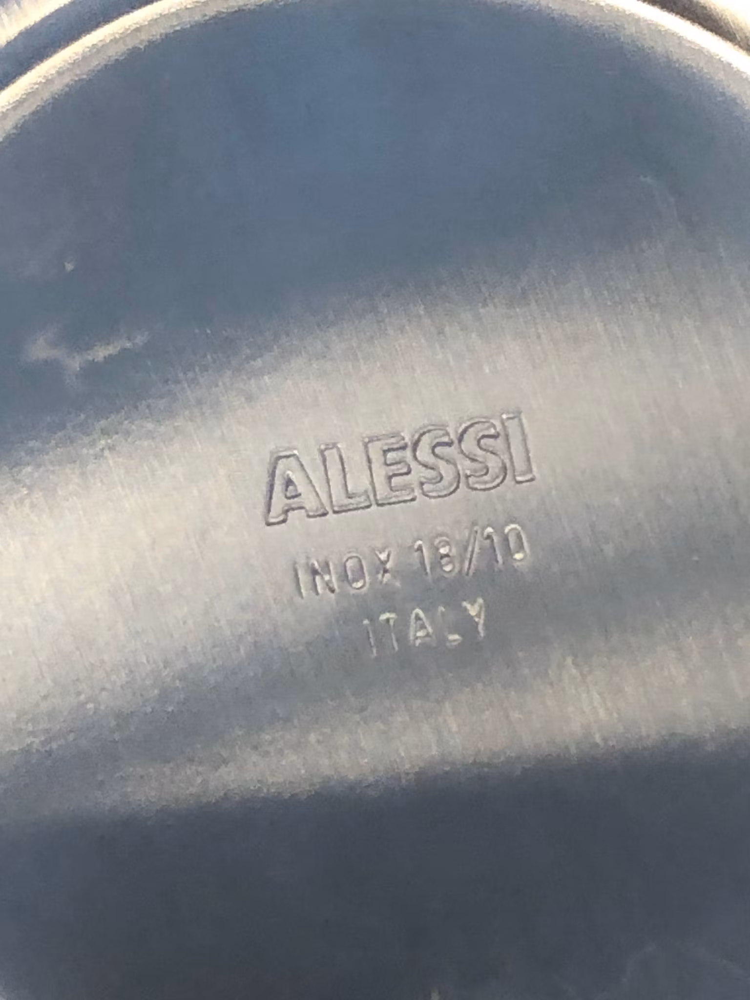 MICHEL GRAVES. Espressokoppar med fat 6 st.glas/metall, Alessi, Italy. 1989