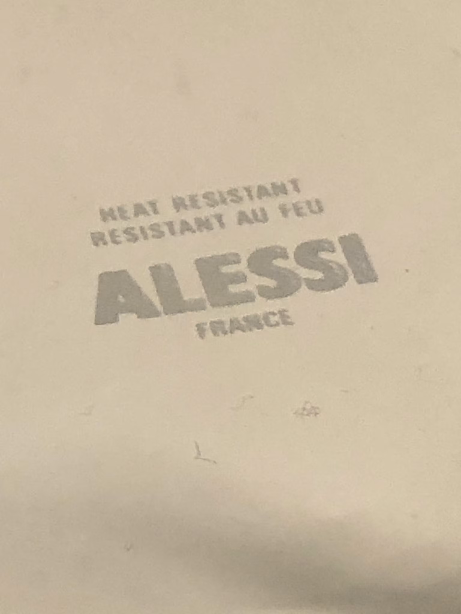 MICHEL GRAVES. Temuggar 6 st. glas/metall, Alessi, Italy.